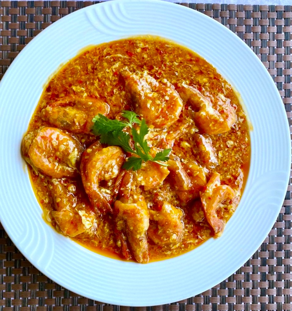 Shrimp in chili sauce